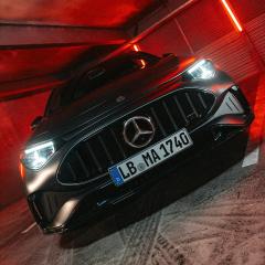 The front of the Mercedes-AMG CLA 45 4MATIC+