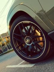 The tyre of the Mercedes-AMG GLE 63 S Coupé