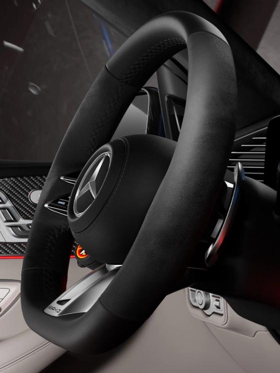 Lenkrad des Mercedes-AMG GLE 53 Coupé.