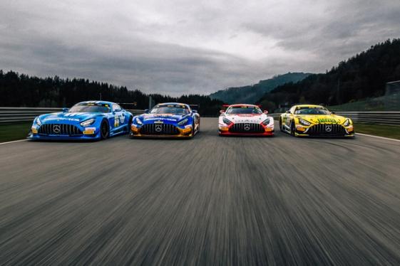 AMG vehicle at the track for DTM