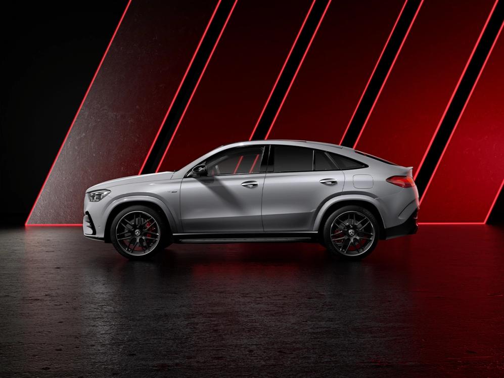 Mercedes-AMG GLE 53 Hybrid Coupe Seitenansicht.