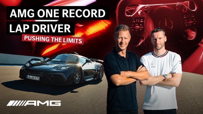 The AMG ONE on its way to the record drive.