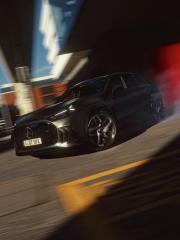 Mercedes-AMG GT 63 SUV taking on a dynamic corner