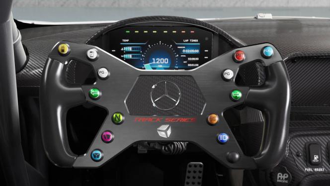 Close-up Steering wheel