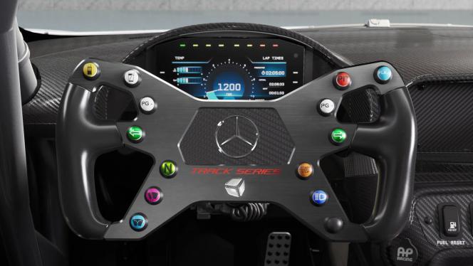 Close-up Steering wheel