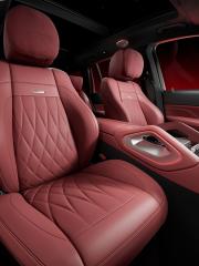 Seats and upholstery of the new Mercedes-AMG GLS MANUFAKTUR Arctic Silver Edition