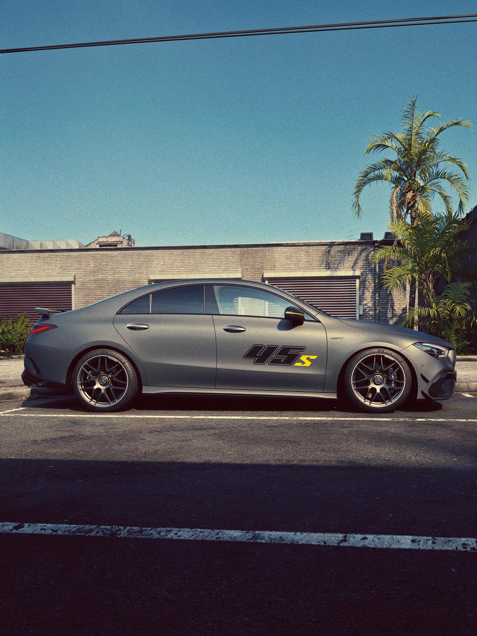 Side view of the Mercedes-AMG CLA Coupé special edition