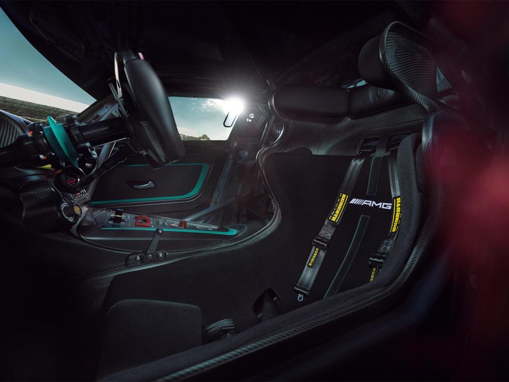The seats in the Mercedes-AMG GT2 Edition W16