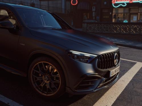 The bonnet of the Mercedes-AMG GLC 53 4MATIC+ Coupé