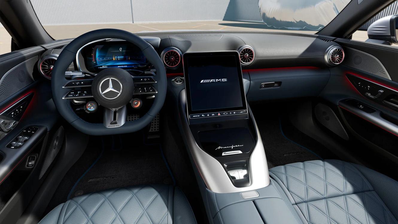 Interior of a Mercedes-AMG SL Roadster