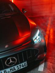 Front end of the Mercedes-AMG CLA 45 4MATIC+
