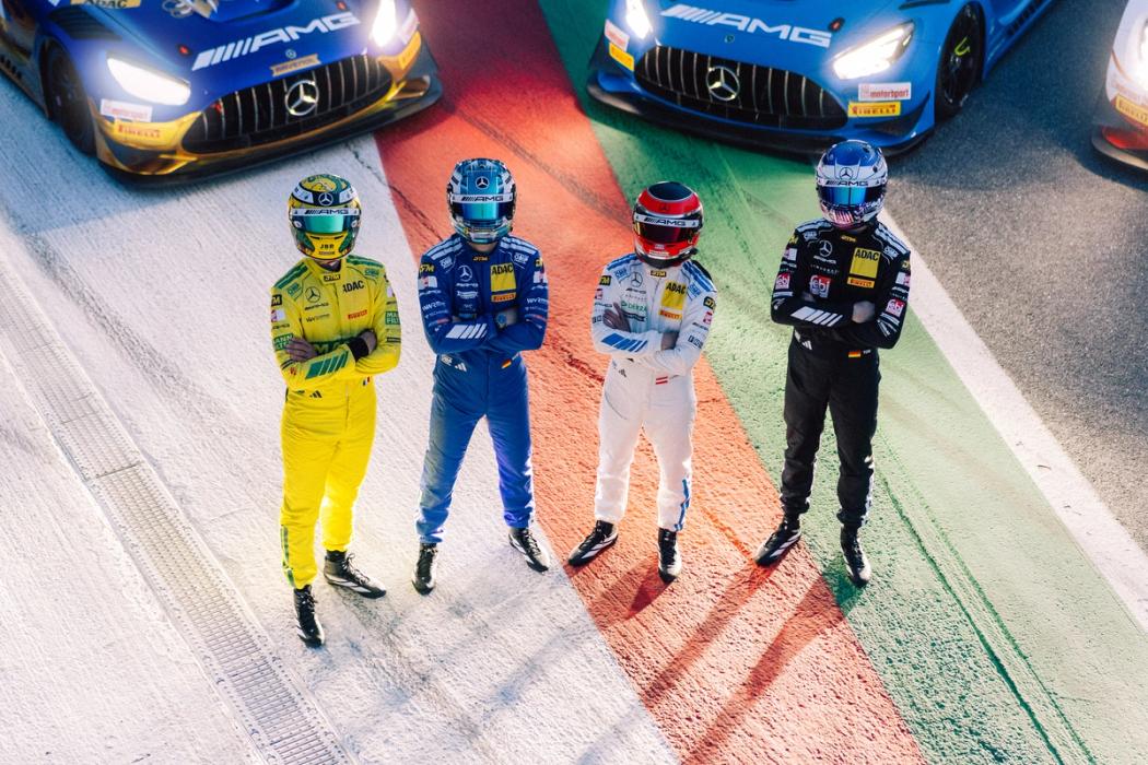 AMG vehicle at the track for DTM