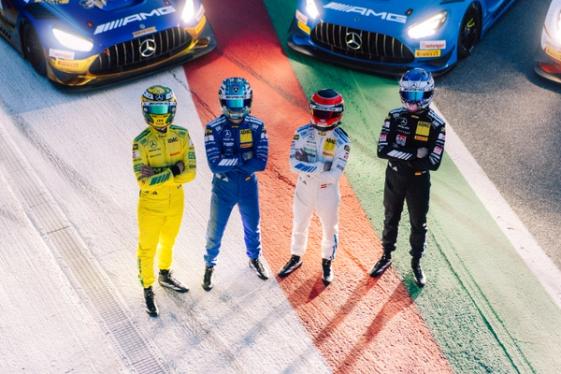 AMG vehicle at the track for DTM