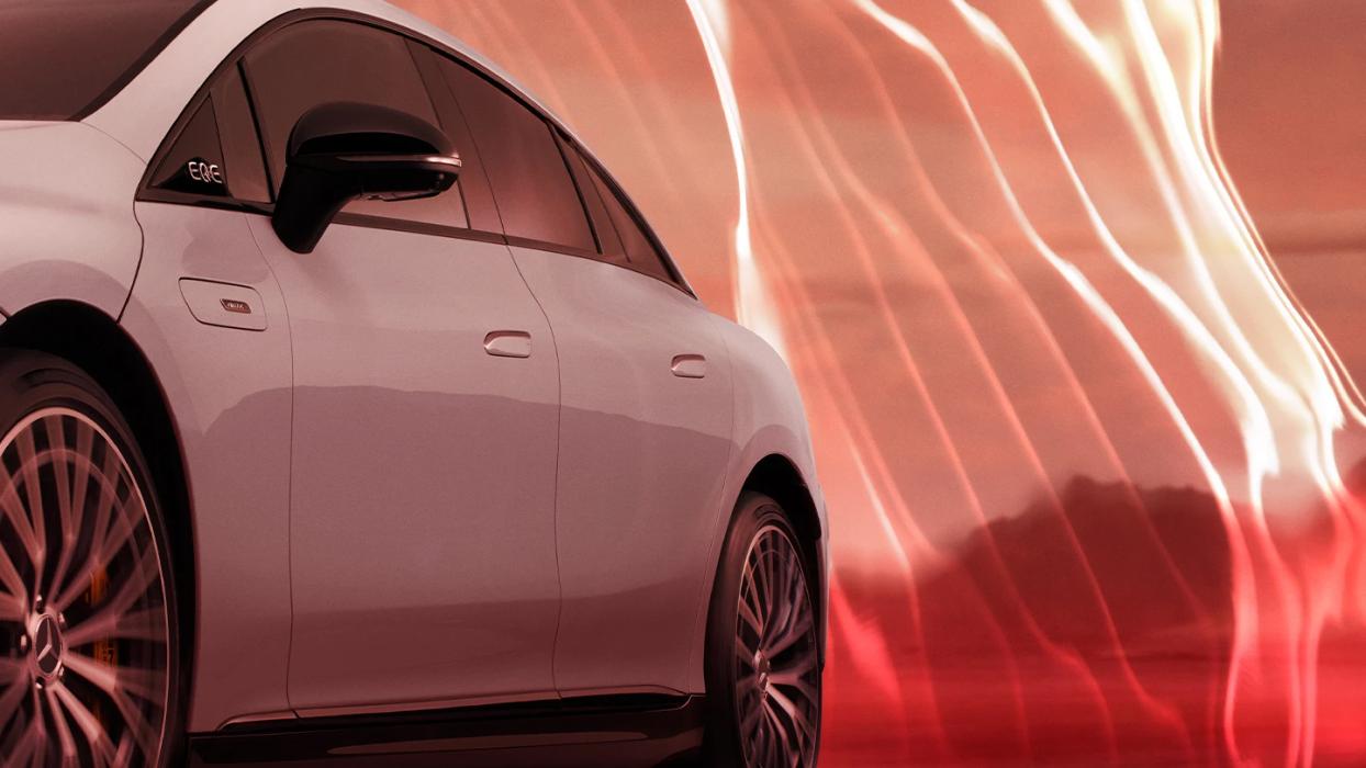 Die Soundwellen der Mercedes-AMG EQE 53 Limousine
