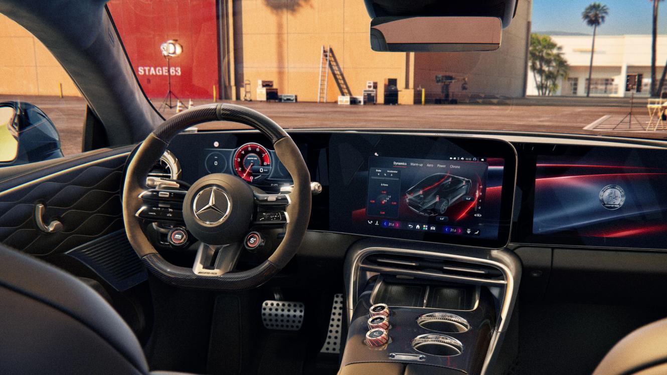 The interior of the Mercedes-AMG GT 4-Door Coupé