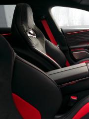 Passenger view of the driver's seat in the Mercedes-AMG GT 4-Door Coupe
