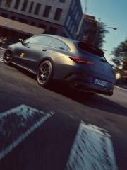 Mercedes-AMG CLA 45s special edition in an urban environment