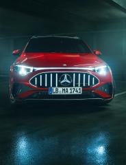 The front of the Mercedes-AMG CLA 45 4MATIC+ Shooting Brake