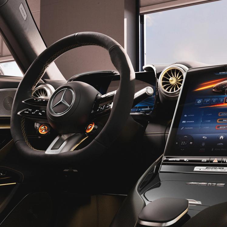 Interior view Mercedes-AMG GT 63 4MATIC+ "APXGP Edition"