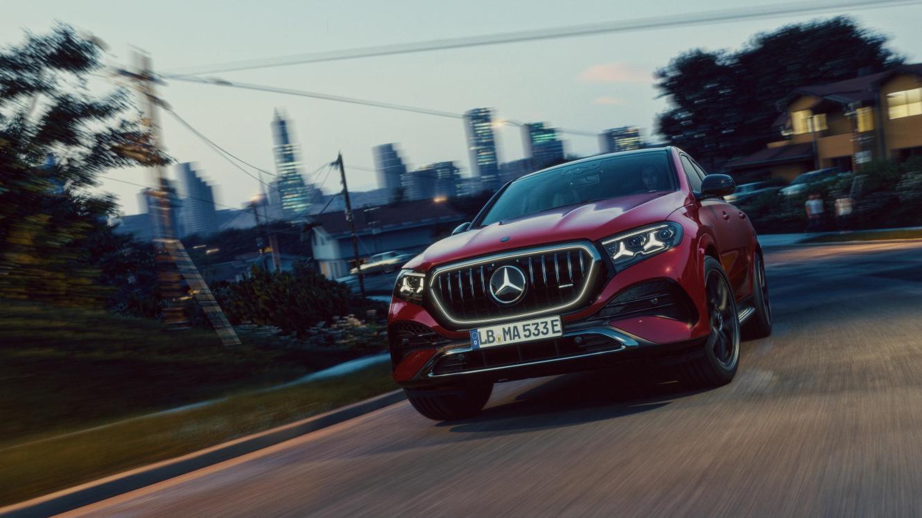 Front view of the Mercedes-AMG GLE Coupé