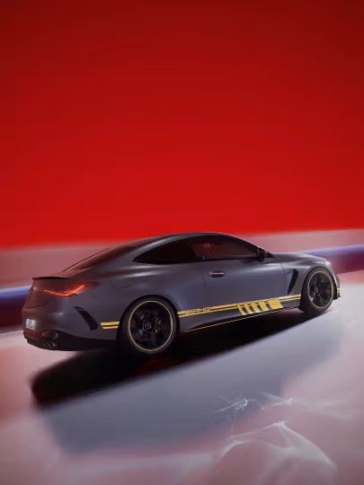 Seitenansicht Mercedes-AMG CLE 53 4Matic+ Coupé “Limited Edition”