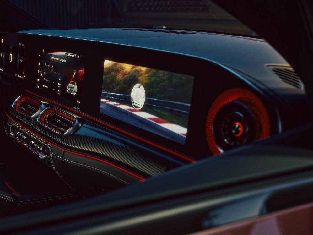 Interior of the Mercedes-AMG GLE 53 Coupé