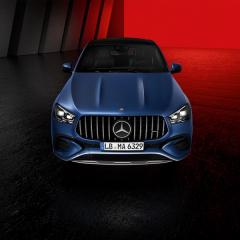 Frontansicht des Mercedes-AMG GLE 53 Coupé.