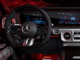 Steering wheel of the Mercedes-AMG G 63.