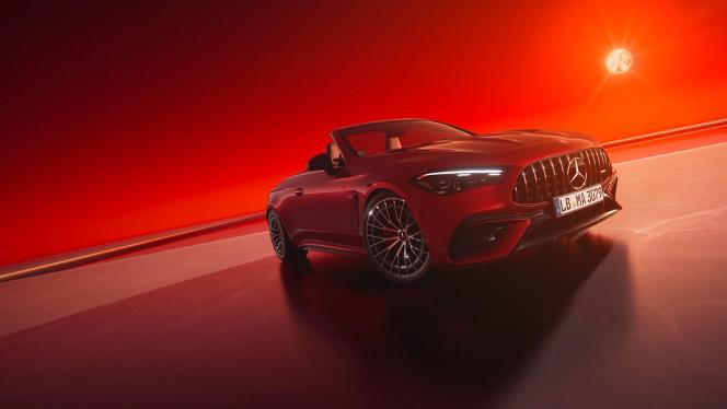 The Mercedes-AMG CLE 53 4MATIC+ Cabriolet.
