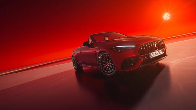 The Mercedes-AMG CLE 53 4MATIC+ Cabriolet.