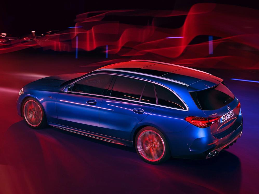 Rear view of the Mercedes-AMG C 43 Estate