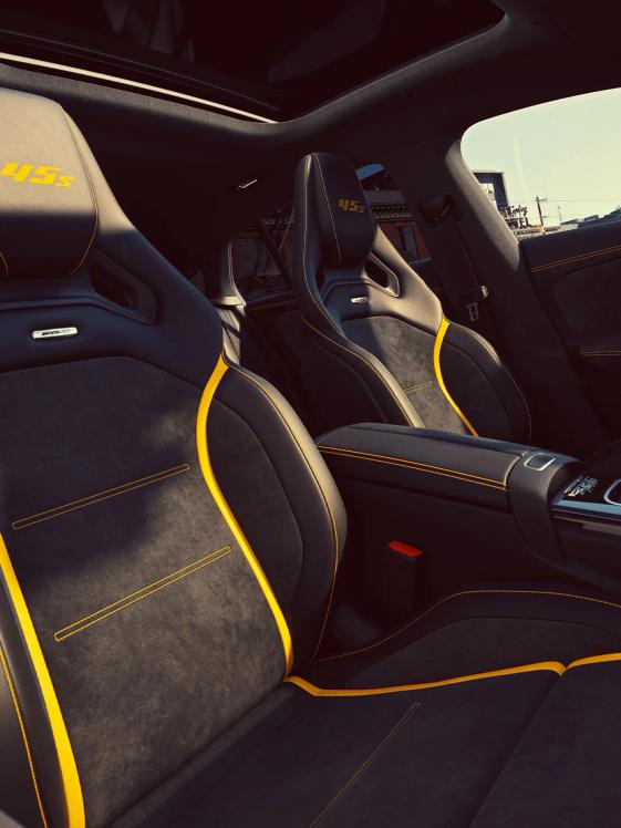 Sitze und Polster der Mercedes-AMG CLA 45s Sonderedition