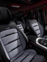 Interior shot with seats.